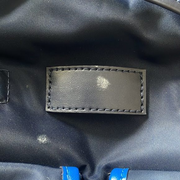 Tory Burch Blue Draw String Backpack - Picture 7 of 13